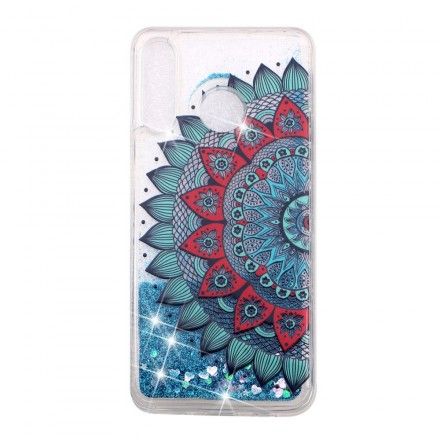 Deksel Til Huawei P30 Lite Transparent Mandala-glitter