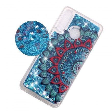 Deksel Til Huawei P30 Lite Transparent Mandala-glitter