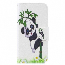 Folio Deksel Til Huawei P30 Lite Panda På Bambus