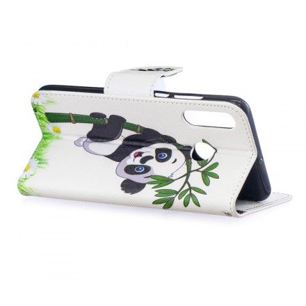 Folio Deksel Til Huawei P30 Lite Panda På Bambus