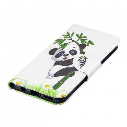 Folio Deksel Til Huawei P30 Lite Panda På Bambus