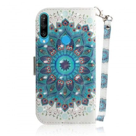 Lærdeksel Til Huawei P30 Lite Med Kjede Masterful Strappy Mandala