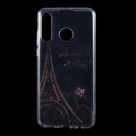 Mobildeksel Til Huawei P30 Lite Transparent Bonjour Paris