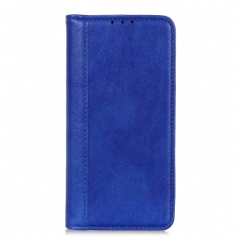 Beskyttelse Deksel Til Samsung Galaxy A13 5G / A04s Folio Deksel Elegance Split Litchi Leather