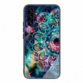 Deksel Til Samsung Galaxy A13 5G / A04s Mandala Herdet Glass