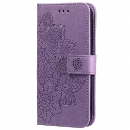 Folio Deksel Til Samsung Galaxy A13 5G / A04s Blomstermandala