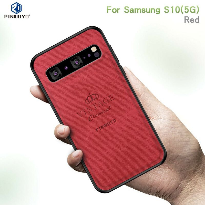 Deksel Til Samsung Galaxy S10 5G Æderlig Vintage Pinwuyo