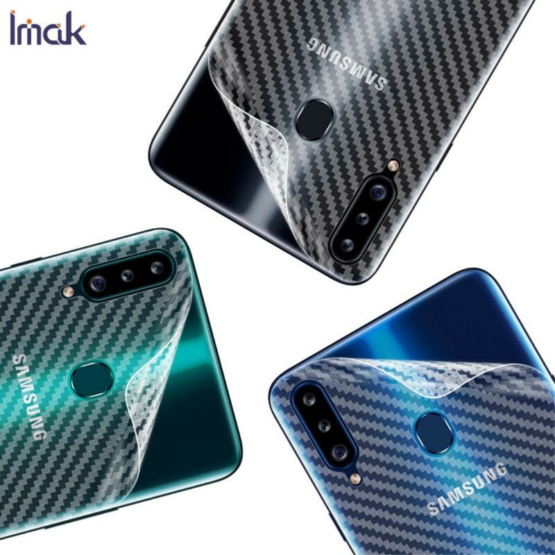 Beskyttelsesfilm Bak For Samsung Galaxy A20S Carbon Style Imak