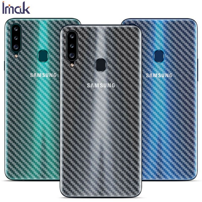 Beskyttelsesfilm Bak For Samsung Galaxy A20S Carbon Style Imak