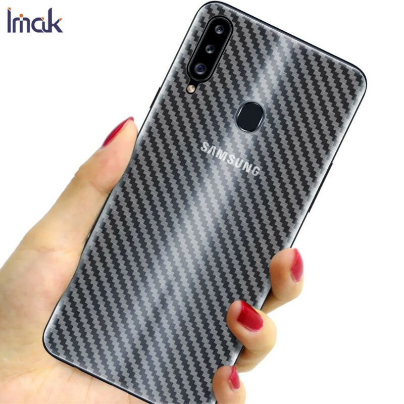 Beskyttelsesfilm Bak For Samsung Galaxy A20S Carbon Style Imak