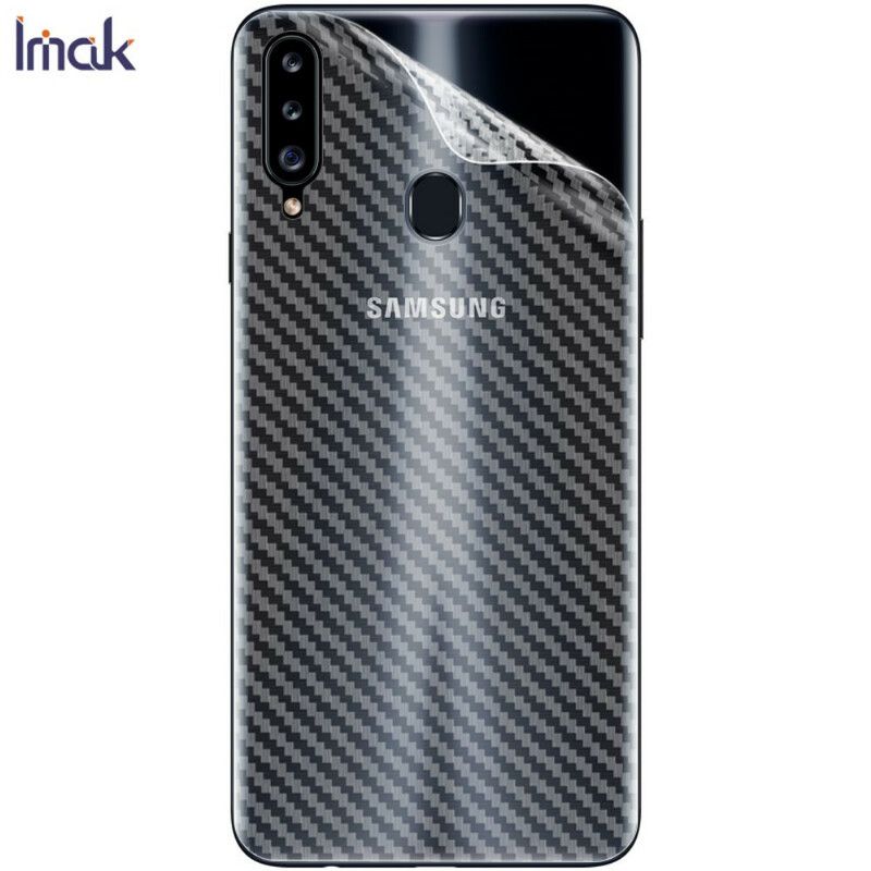 Beskyttelsesfilm Bak For Samsung Galaxy A20S Carbon Style Imak