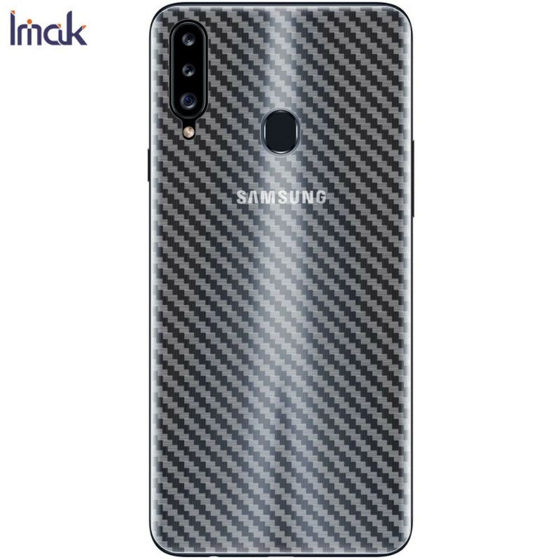 Beskyttelsesfilm Bak For Samsung Galaxy A20S Carbon Style Imak