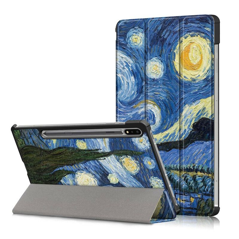 Beskyttelse Deksel Til Samsung Galaxy Tab S7 / Tab S8 Forbedret Van Gogh