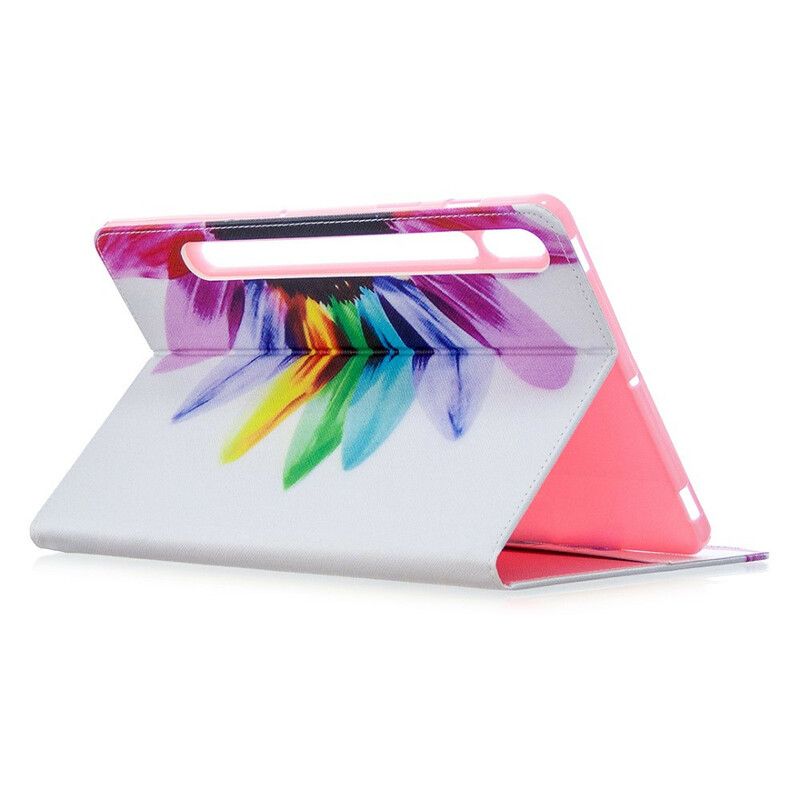 Case Til Samsung Galaxy Tab S7 / Tab S8 Akvarellblomst