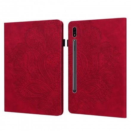 Etui Til Samsung Galaxy Tab S7 / Tab S8 Blomstertrykk