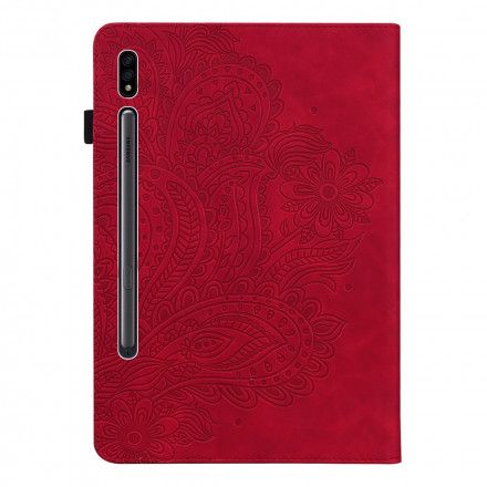 Etui Til Samsung Galaxy Tab S7 / Tab S8 Blomstertrykk