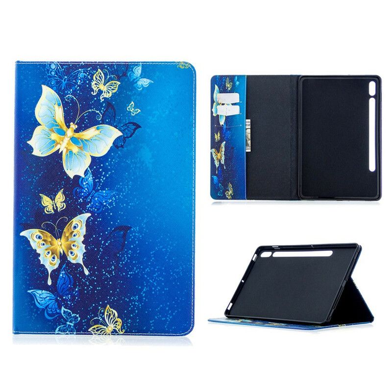 Etui Til Samsung Galaxy Tab S7 / Tab S8 Derbare Sommerfugler