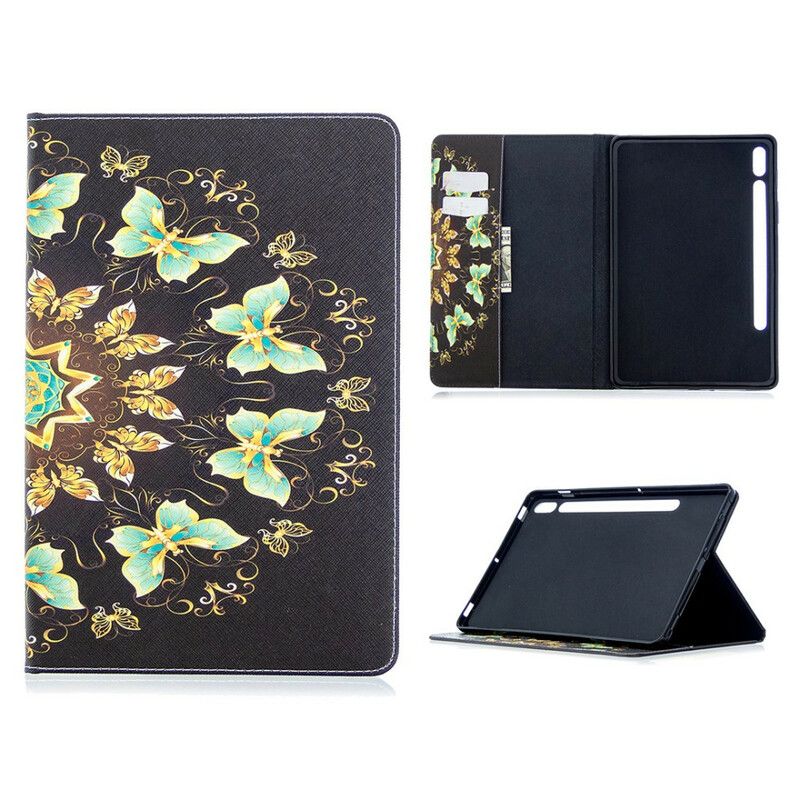 Etui Til Samsung Galaxy Tab S7 / Tab S8 Sommerfugler Art