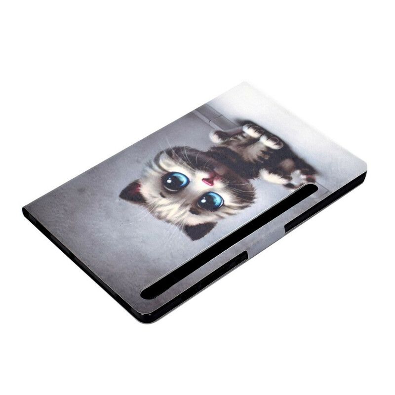 Folio Deksel Til Samsung Galaxy Tab S7 / Tab S8 Blue Eyes Cat