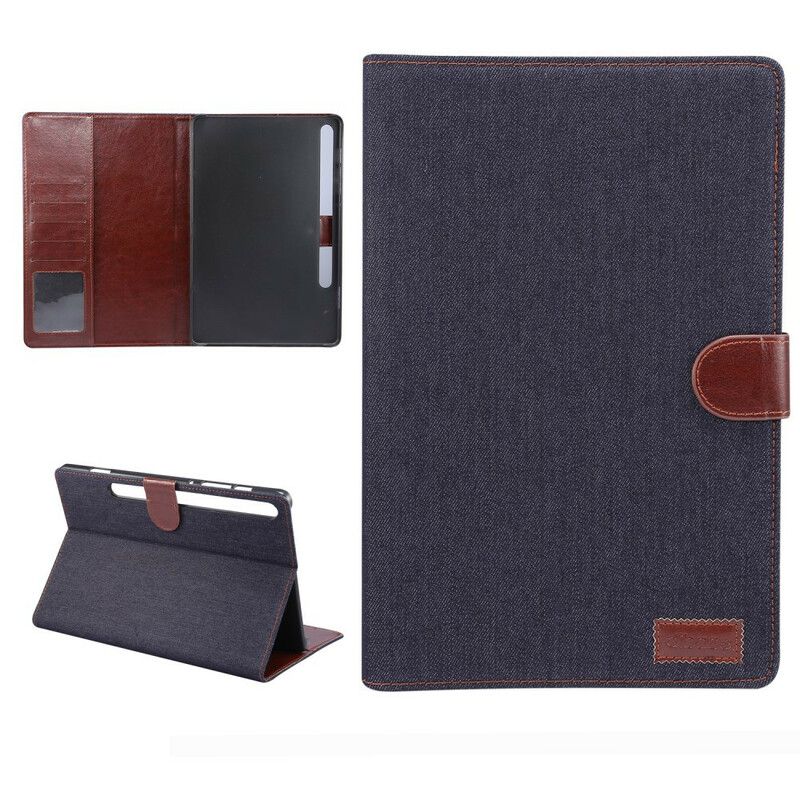 Folio Deksel Til Samsung Galaxy Tab S7 / Tab S8 Jeans