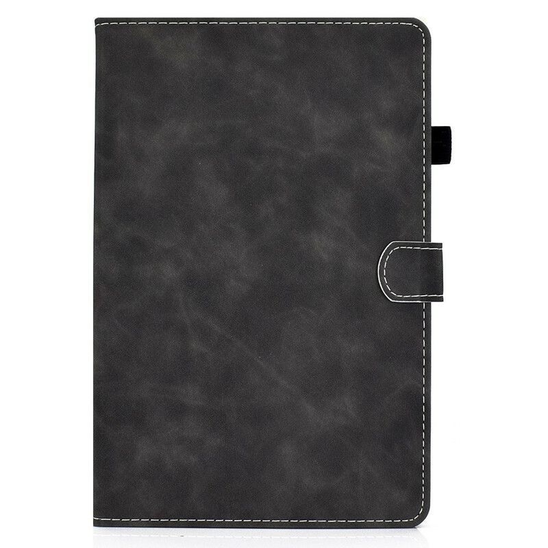 Folio Deksel Til Samsung Galaxy Tab S7 / Tab S8 Vintage Design Skinneffekt