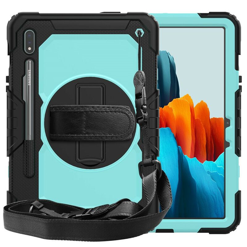 Mobildeksel Til Samsung Galaxy Tab S7 / Tab S8 Multi-functional Bicolor 2