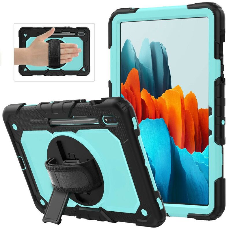 Mobildeksel Til Samsung Galaxy Tab S7 / Tab S8 Multi-functional Bicolor 2