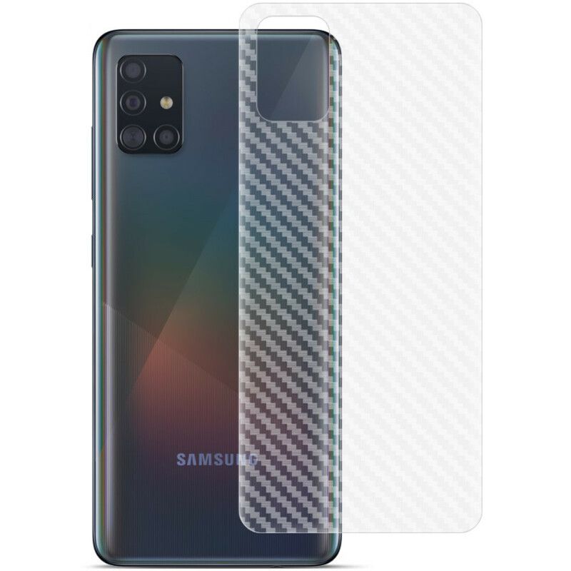 Beskyttelsesfilm Bak For Samsung Galaxy A51 Carbon Style Imak