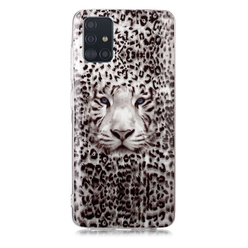 Deksel Til Samsung Galaxy A51 Fluorescerende Leopard