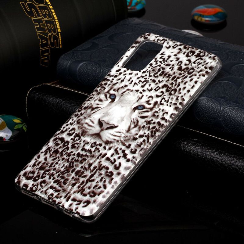 Deksel Til Samsung Galaxy A51 Fluorescerende Leopard