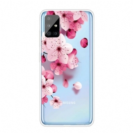 Deksel Til Samsung Galaxy A51 Små Rosa Blomster