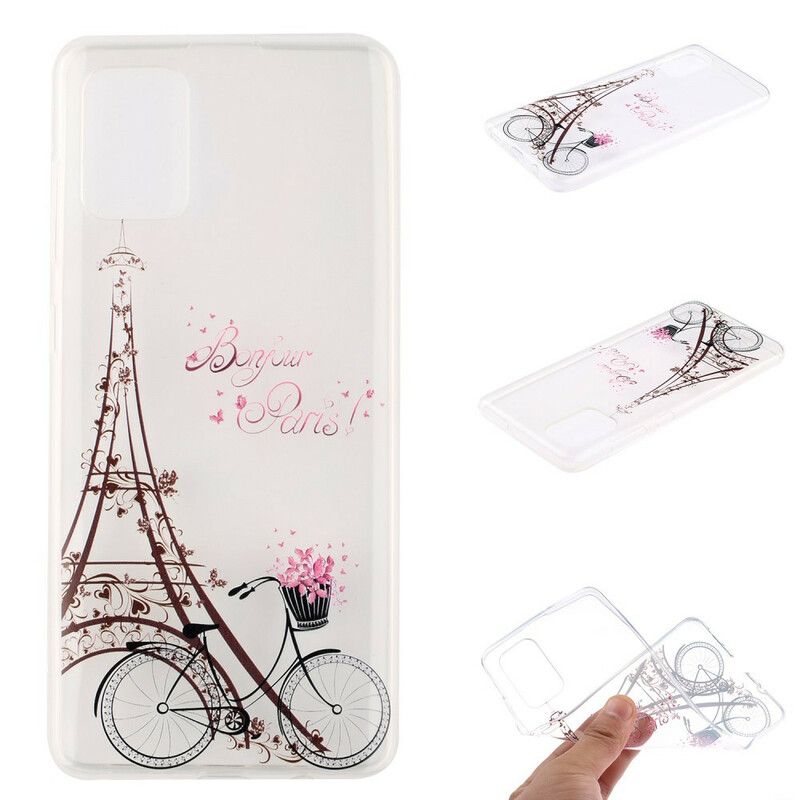 Deksel Til Samsung Galaxy A51 Transparent Bonjour Paris