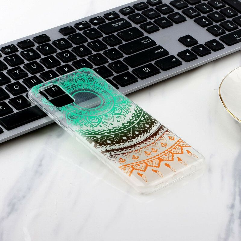 Deksel Til Samsung Galaxy A51 Transparent Mørkfarget Mandala