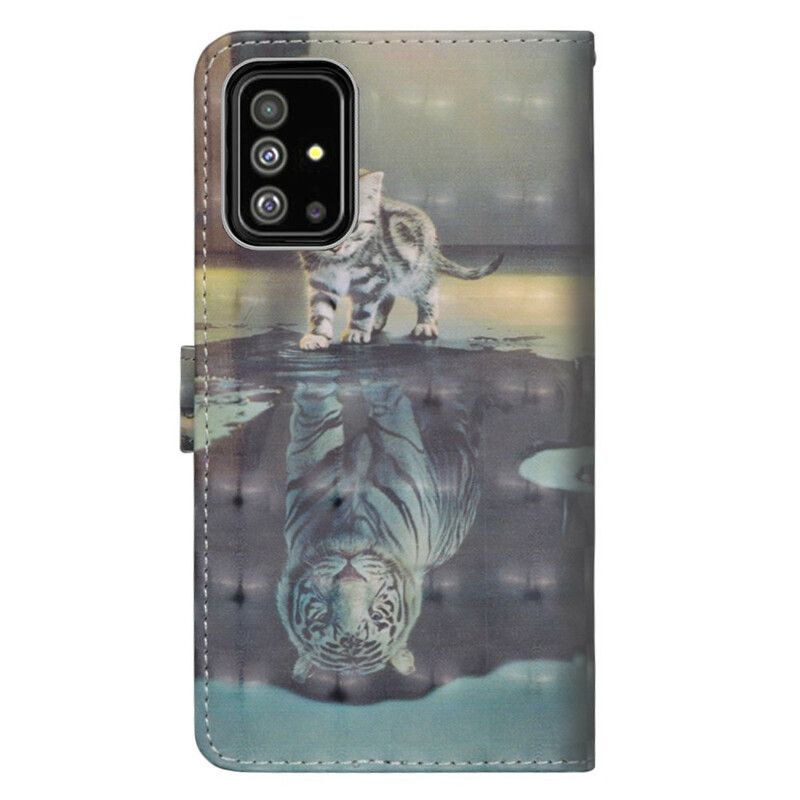 Folio Deksel Til Samsung Galaxy A51 Ernest The Tiger