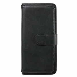 Folio Deksel Til Samsung Galaxy A51 Faux Leather 9 Kortholder