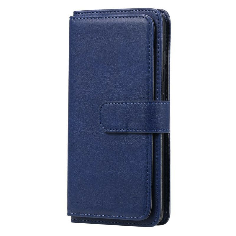 Folio Deksel Til Samsung Galaxy A51 Faux Leather 9 Kortholder