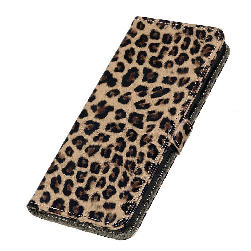 Folio Deksel Til Samsung Galaxy A51 Leopard