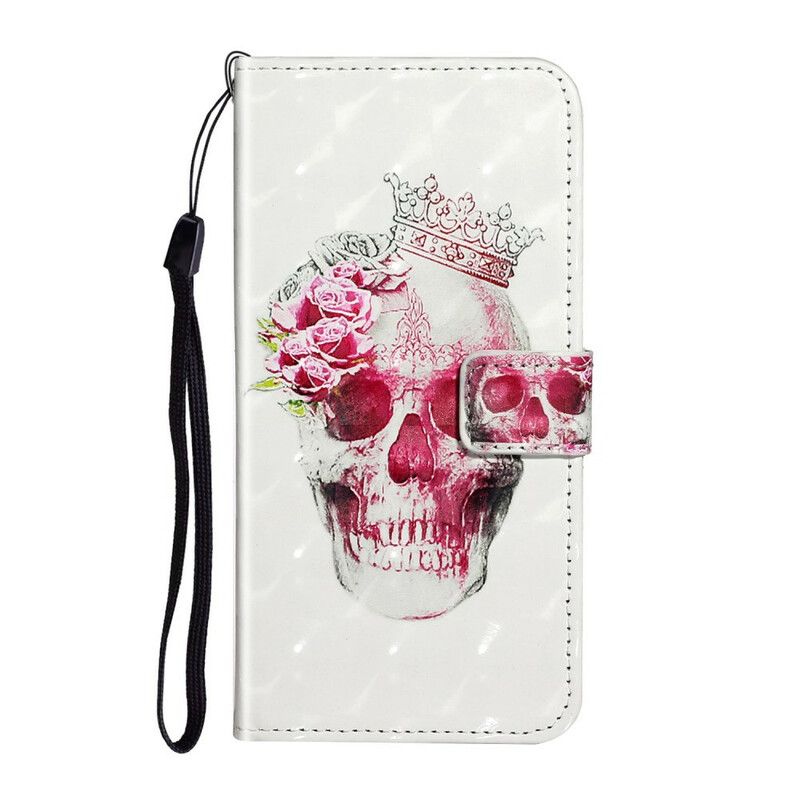 Folio Deksel Til Samsung Galaxy A51 Royal Skull