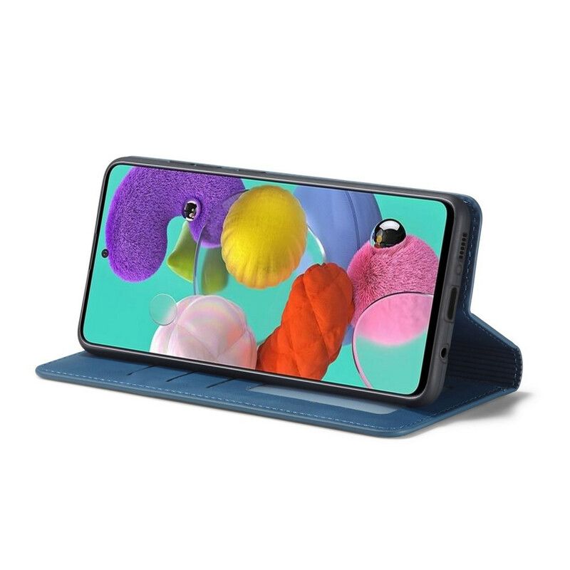 Folio Deksel Til Samsung Galaxy A51 Skinneffekt Forwenw