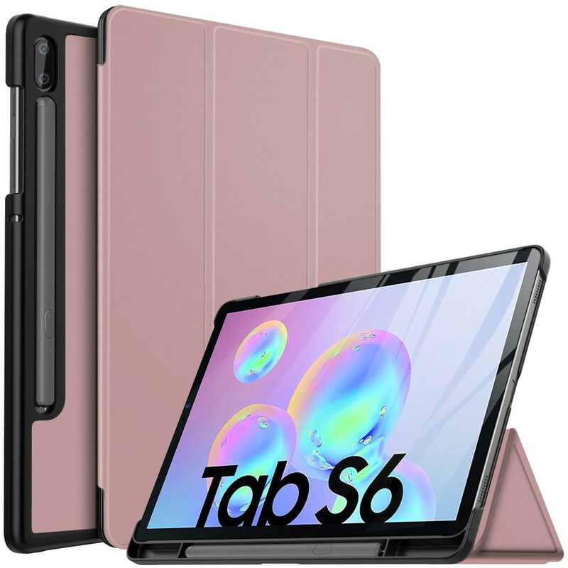 Beskyttelse Deksel Til Samsung Galaxy Tab S6 Tri-fold Penneholder