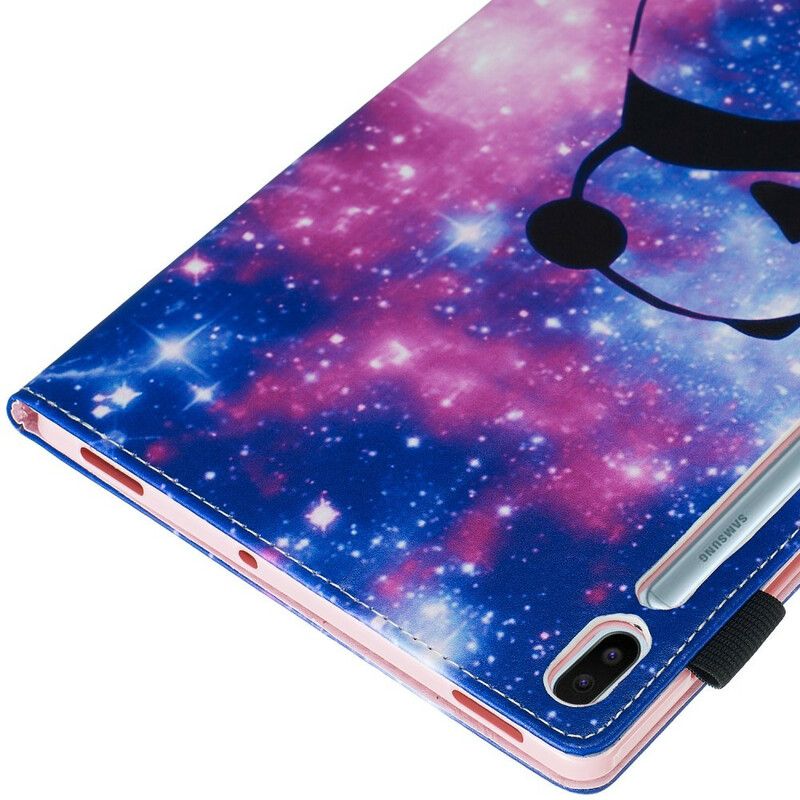 Folio Deksel Til Samsung Galaxy Tab S6 Panda Space