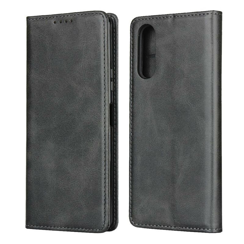 Beskyttelse Deksel Til Sony Xperia 10 II Folio Deksel Elegance Split Leather