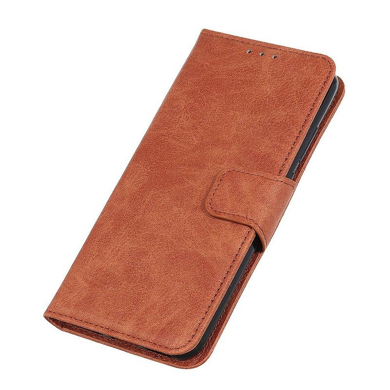 Folio Deksel Til Sony Xperia 10 II Faux Leather Litchi Business