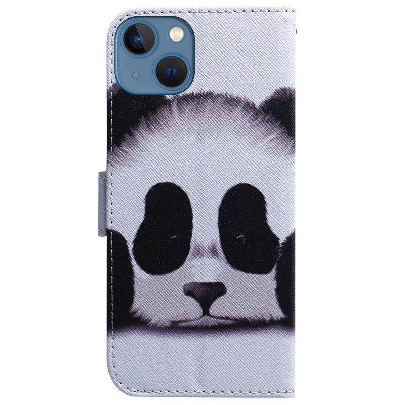 Folio Deksel Til iPhone 15 Panda