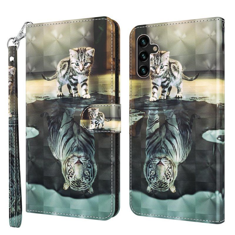 Folio Deksel Til Samsung Galaxy A13 5G / A04s Ernest The Tiger