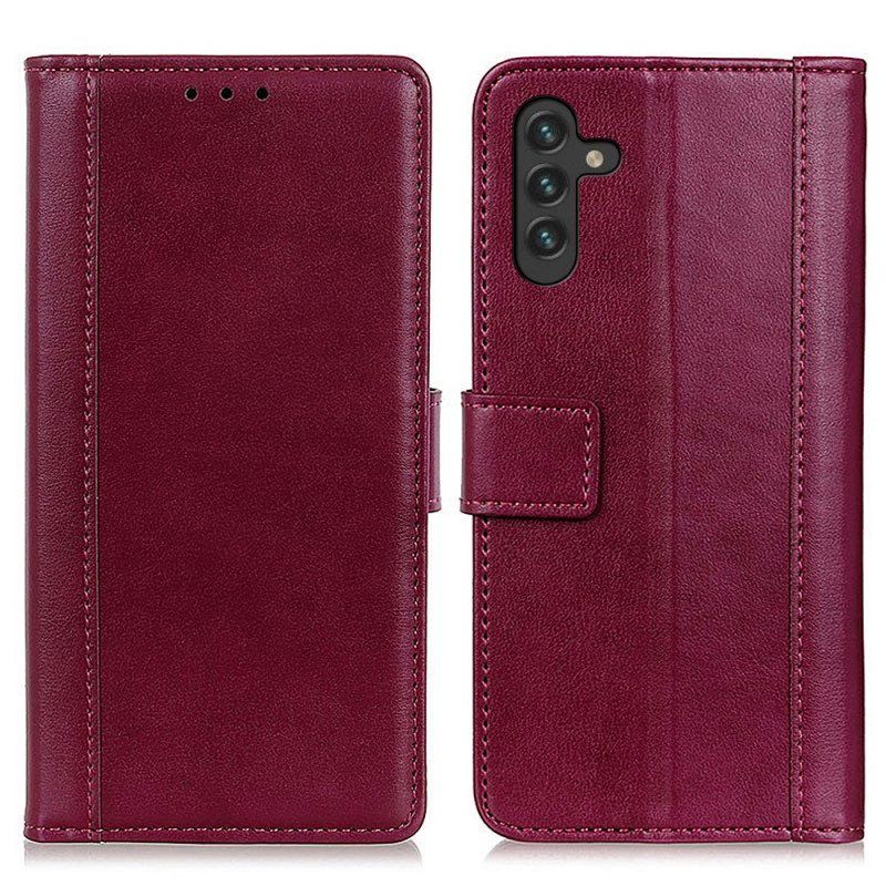 Folio Deksel Til Samsung Galaxy A13 5G / A04s Stil Leather Elegance