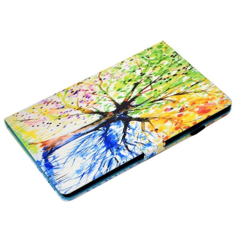 Folio Deksel Til Samsung Galaxy Tab A8 (2021) Akvarell Tre