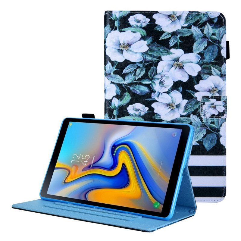 Folio Deksel Til Samsung Galaxy Tab A8 (2021) Blomsterdesign