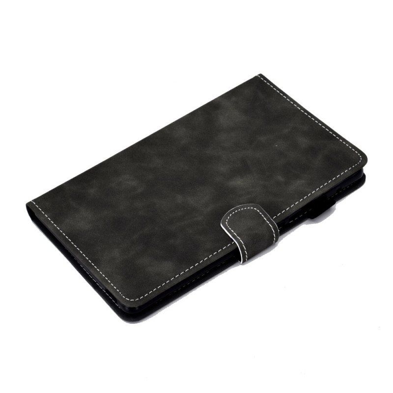 Folio Deksel Til Samsung Galaxy Tab A8 (2021) Vintage Design Skinneffekt