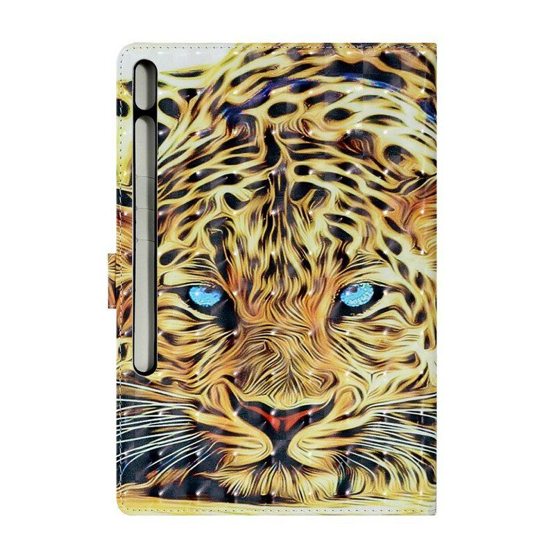 Folio Deksel Til Samsung Galaxy Tab S8 Plus / Tab S7 Plus Tiger Art